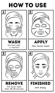 how to use facial mask